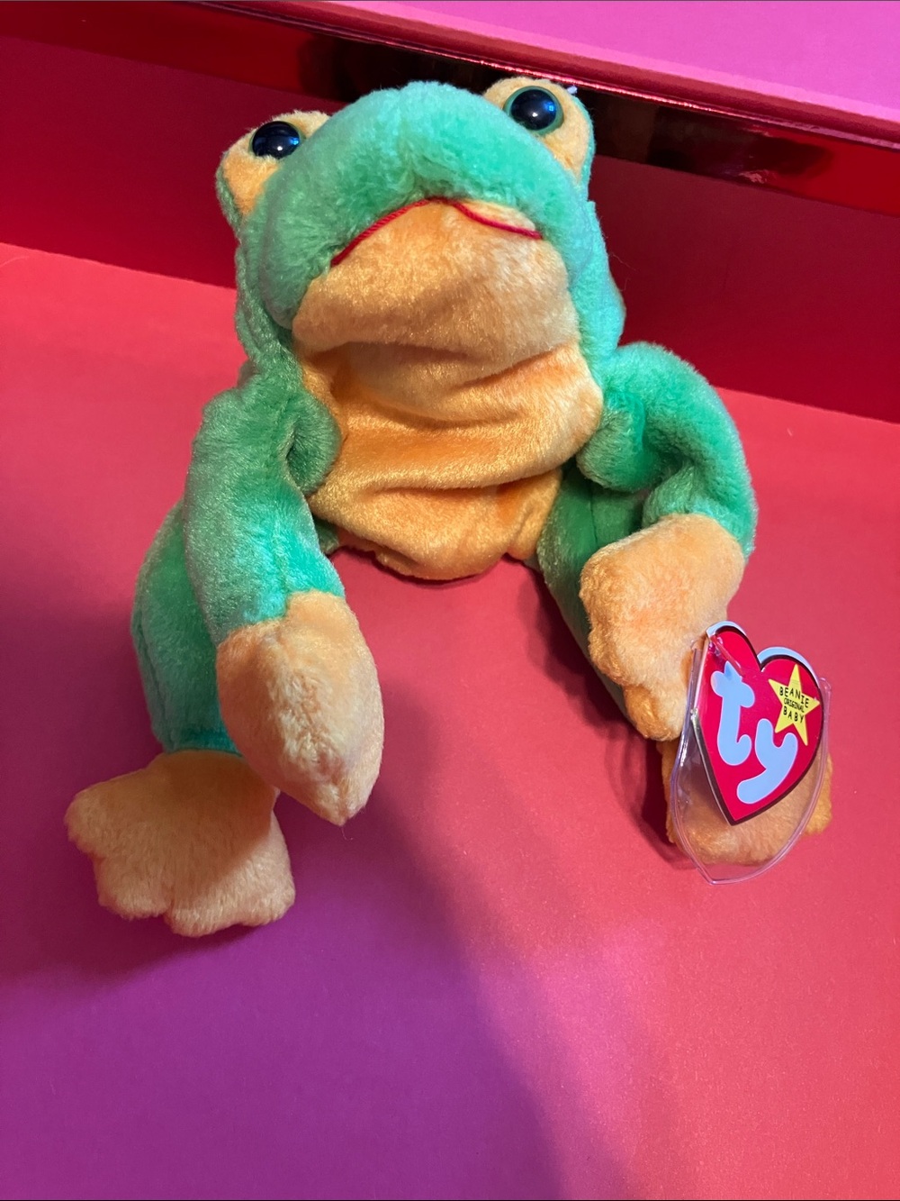 TY Beanie Baby Smoochy 1997
